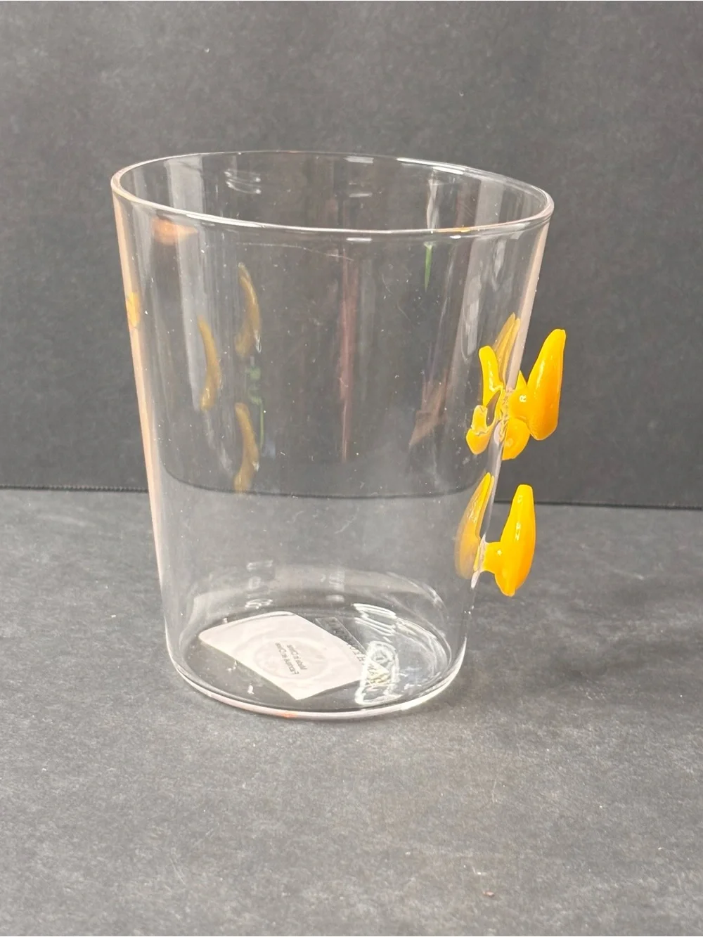 New Anthropologie 3D Halloween Icon Borosilicate Juice Glass 14oz Moon